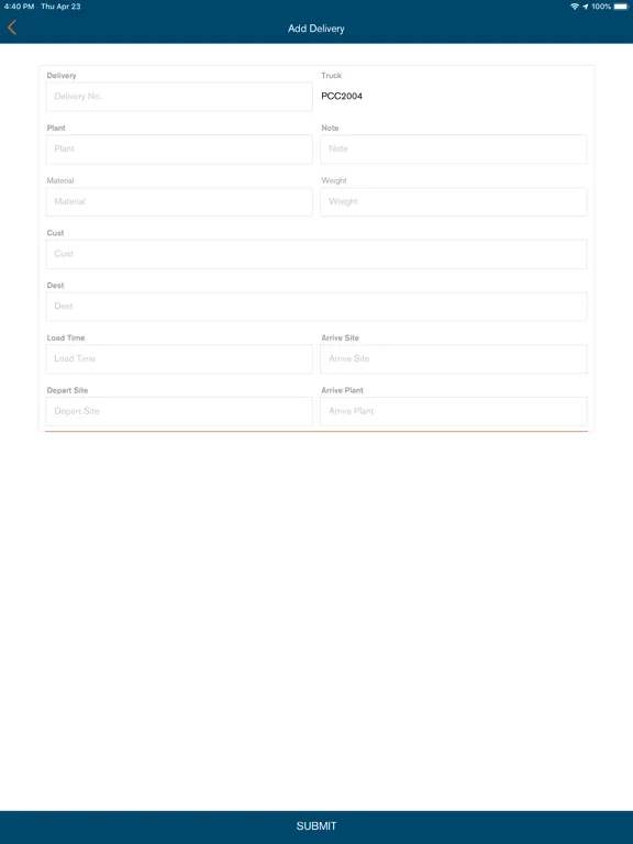 Captures d'écran de Hanson Electronic Driver Diary iPad 