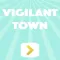 Vigilant town arcade