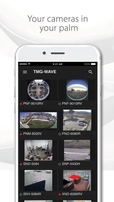 Ảnh chụp màn hình của Wisenet WAVE