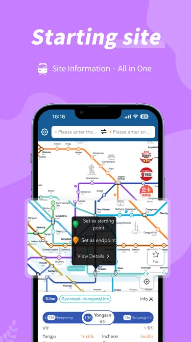 Korea Seoul Busan Metro Screenshots