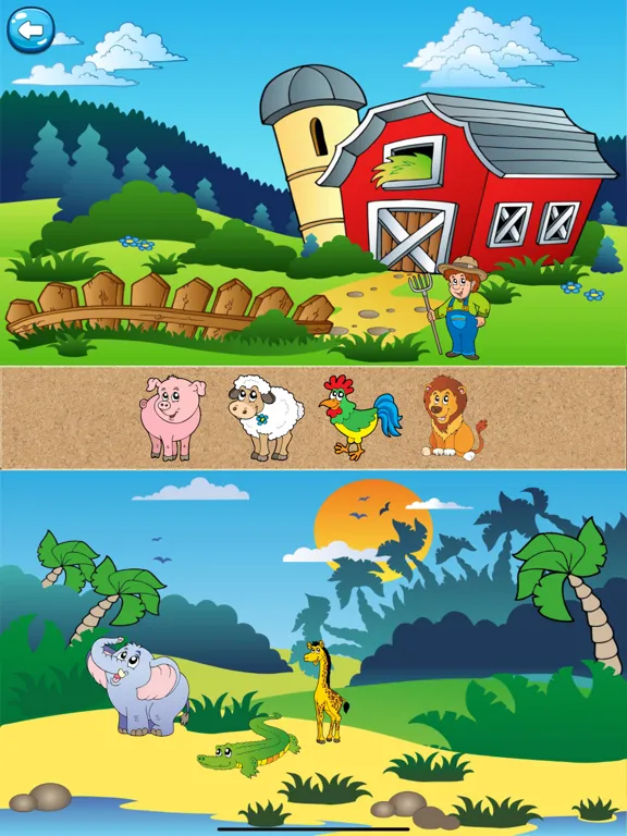 Capturas de tela do Puzzles Games: animals&colors iPad 