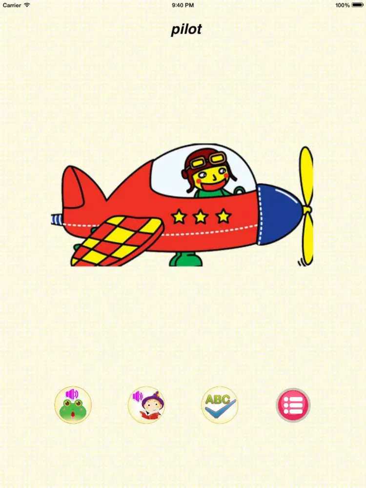 ภาพหน้าจอของ Baby English-learn job(Kids Game, Baby Cognitive, Learn Words) iPad 