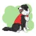 Adorable Border Collie Dog