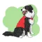 Adorable Border Collie Dog