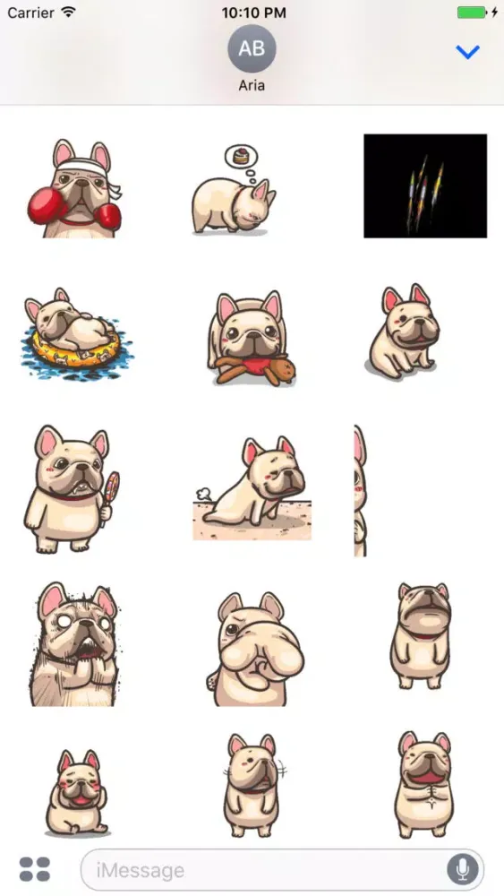 Animated Cute French Bulldog स्क्रीनशॉट
