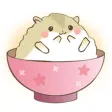 Adorable Fat Hamster Sticker