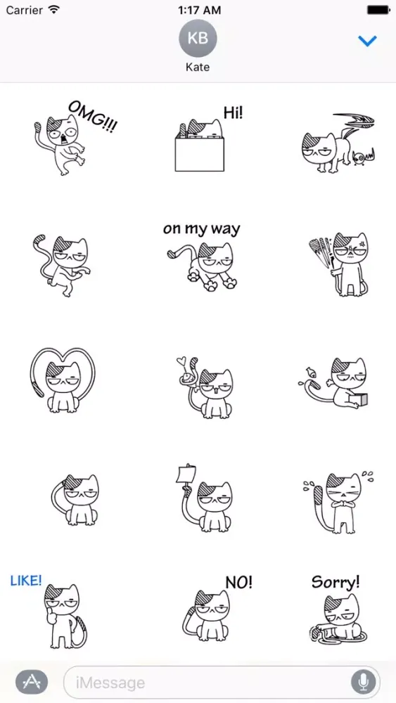 صور Animated Cat Catmoji Stickers