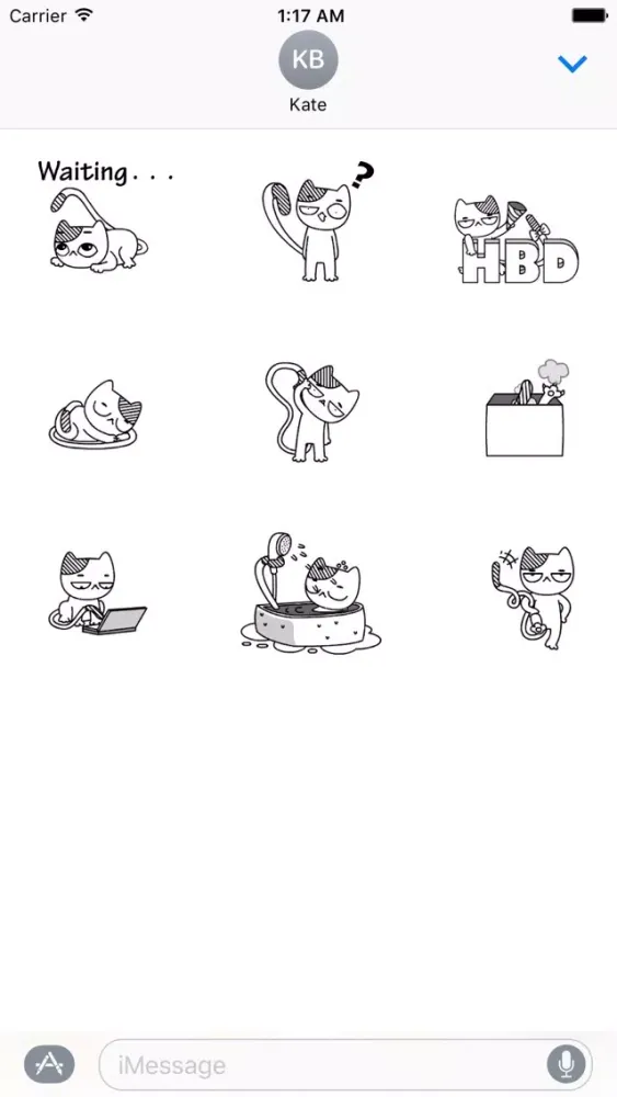 صور Animated Cat Catmoji Stickers