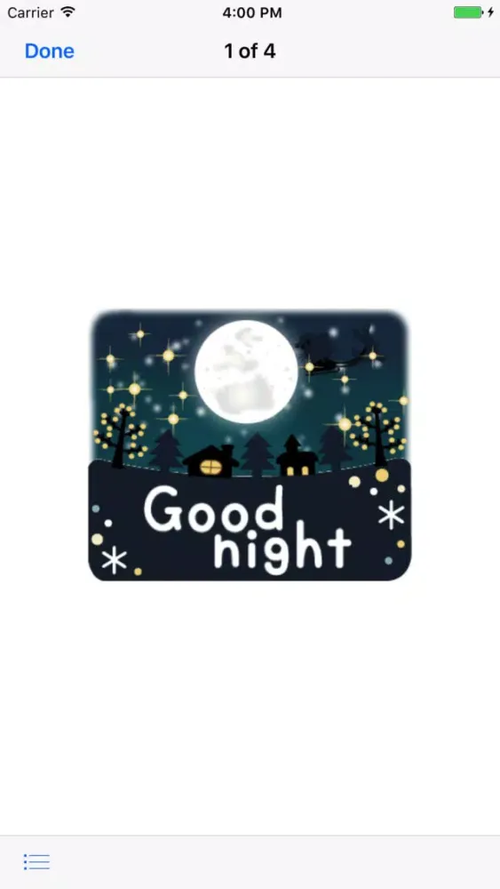 Capturas de tela do Animated Christmas Cat Sticker
