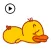 Animated Crazy And Cute Duck