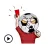 Animated Football Man Sticker
