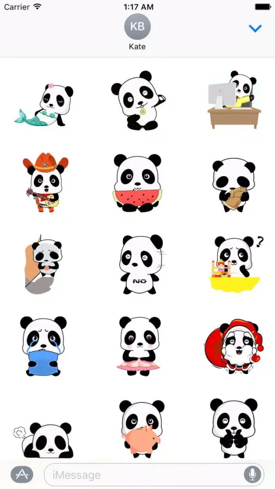 Animated Funny Panda Sticker Screenshots