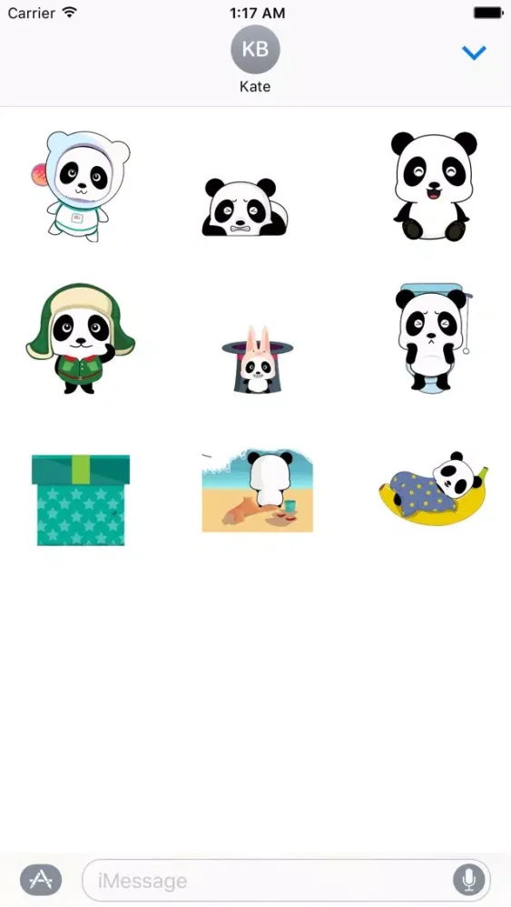 Animated Funny Panda Sticker Screenshots