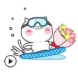Animated Snowboarding and Ski