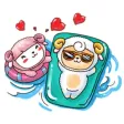 Aries and Love Sheep Sticker Aries and Love Sheep Sticker