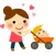 Busy Mother And Cute Children