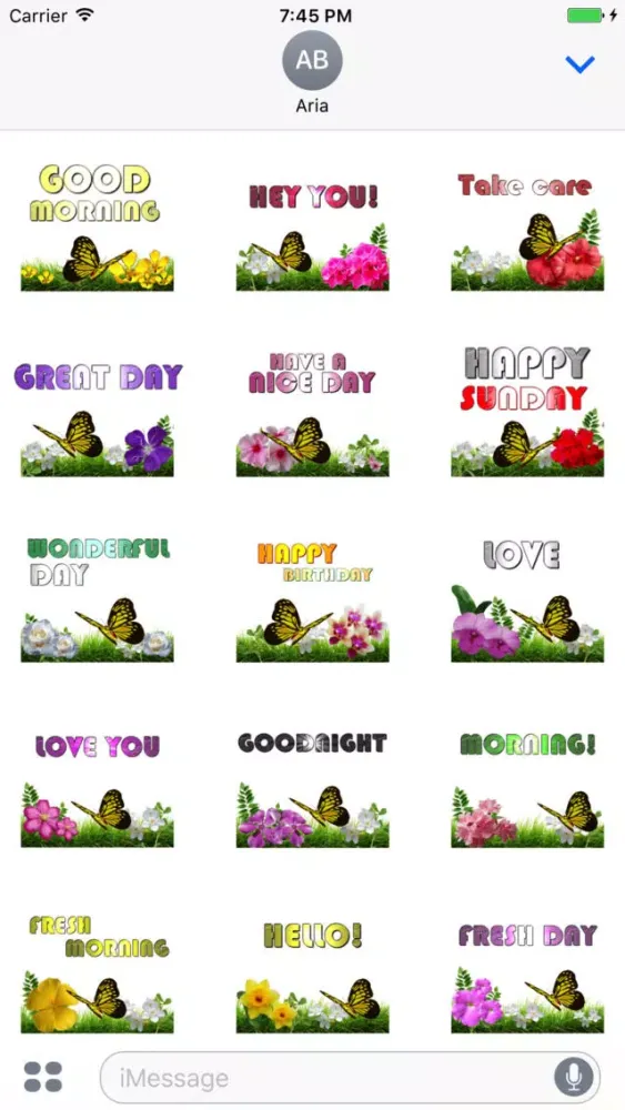 Butterfly And Flower Greetings Ekran Görüntüleri