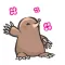 Carefree Groundhog Sticker