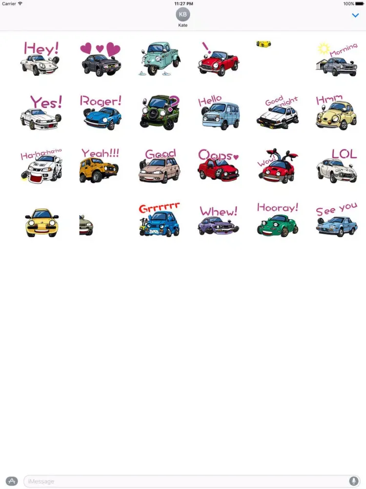 CarMoji Animated Car Sticker iPad  Ekran Görüntüleri