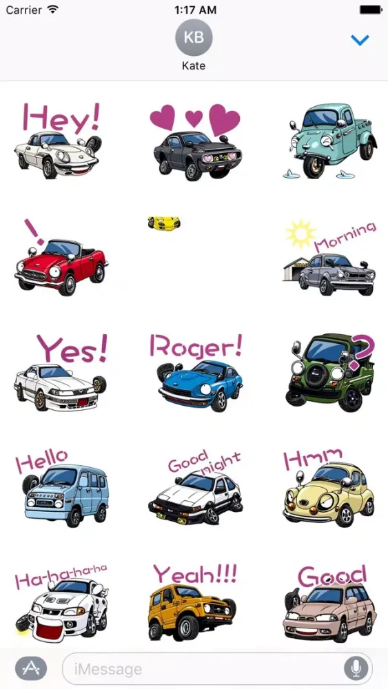 CarMoji Animated Car Sticker Ekran Görüntüleri