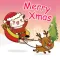 Cute Kitten in Xmas Sticker