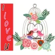 Flowers And Feeling Sticker