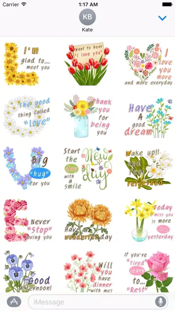 صور Flowers And Feeling Sticker