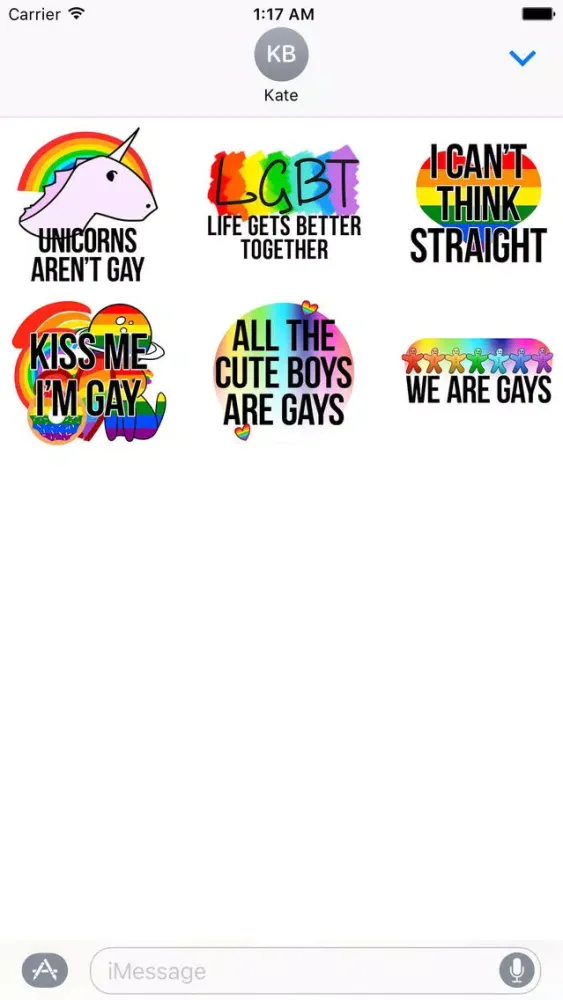 Funny LGBT Pride Sticker應用截圖
