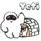 Funny Yeti YetiMoji Sticker
