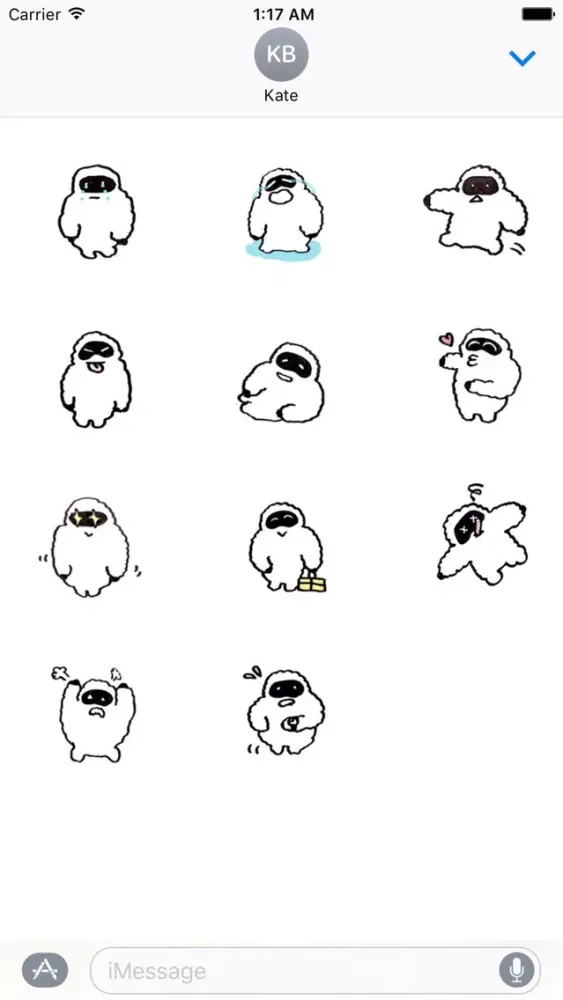 Funny Yeti YetiMoji Sticker سکرین شاٹس