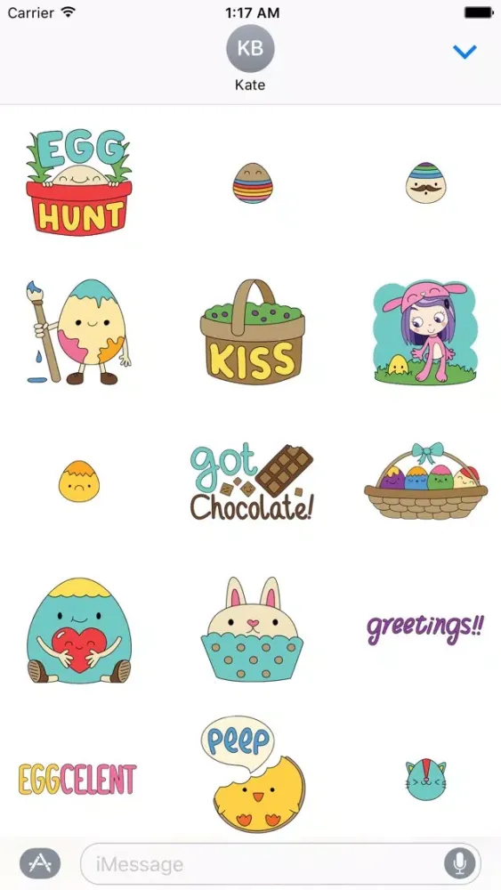 Скриншоты Happy Easter Colorful Sticker