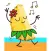 Hello Summer Pineapple Sticker