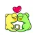 Little Yellow Lizard Sticker
