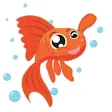 Lucky Goldfish Sticker