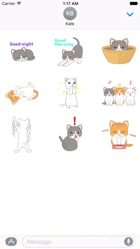 Скриншоты So Cute Kitty Animated Sticker