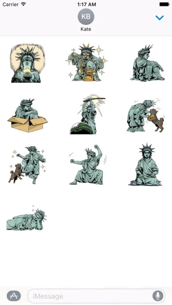 Statue Of Liberty Sticker スクリーンショット