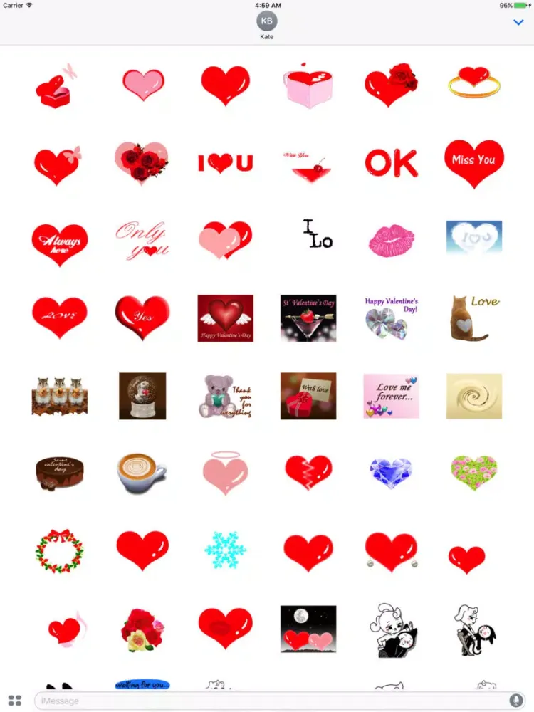 Love of Funny Couple Sticker iPad  Ekran Görüntüleri