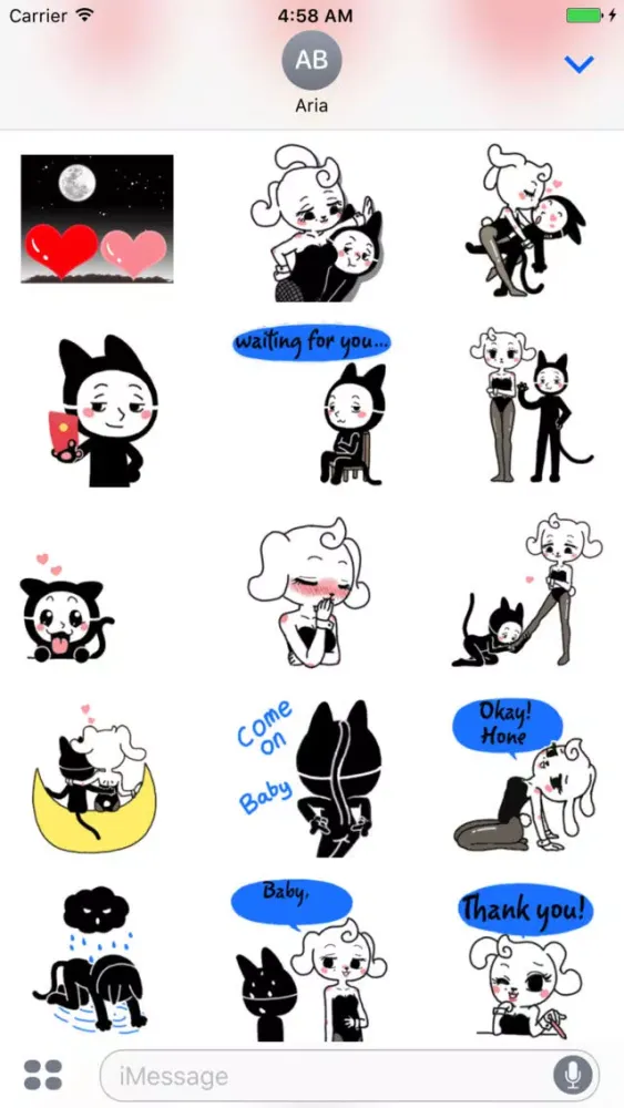 Love of Funny Couple Sticker Ekran Görüntüleri