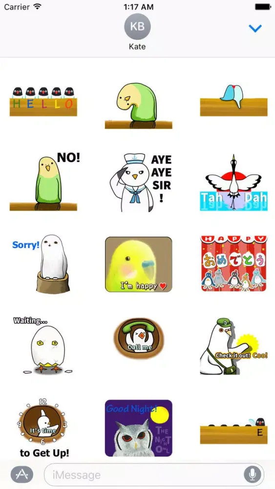 We Are Lovely Birds Sticker Screenshots