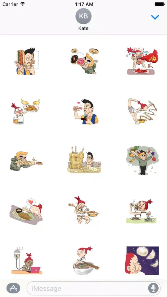 We Love Food and Drink Sticker スクリーンショット