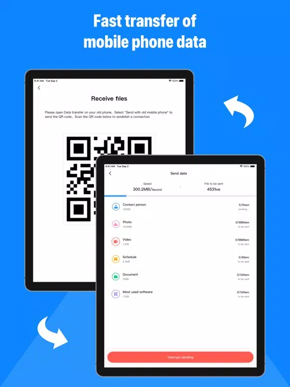 Data Transfer - Phone Clone iPad  스크린샷