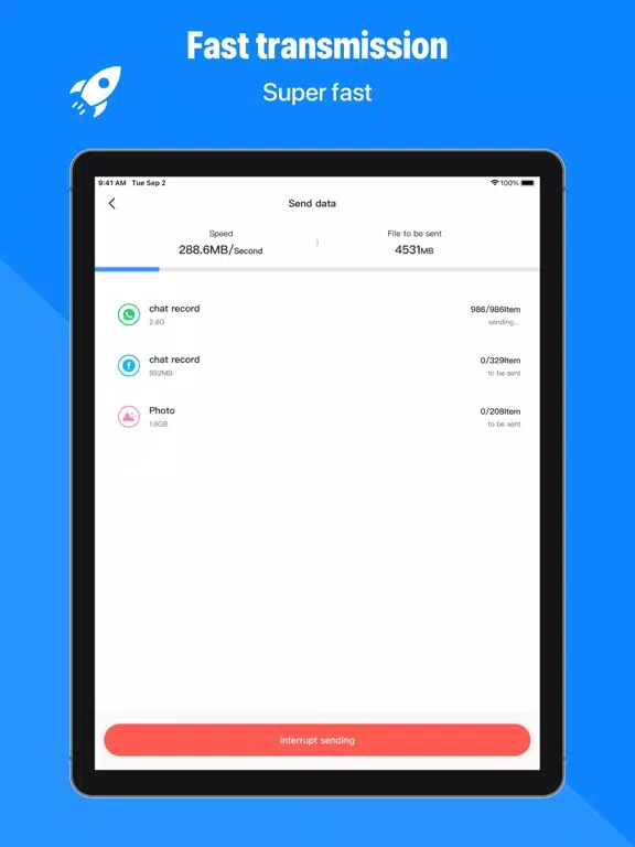 Data Transfer - Phone Clone iPad  스크린샷