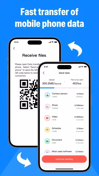 Data Transfer - Phone Clone 스크린샷