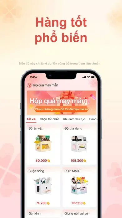 Captures d'écran de Hộp Quà May Mắn
