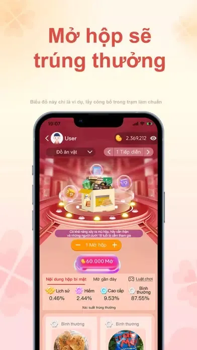 Captures d'écran de Hộp Quà May Mắn