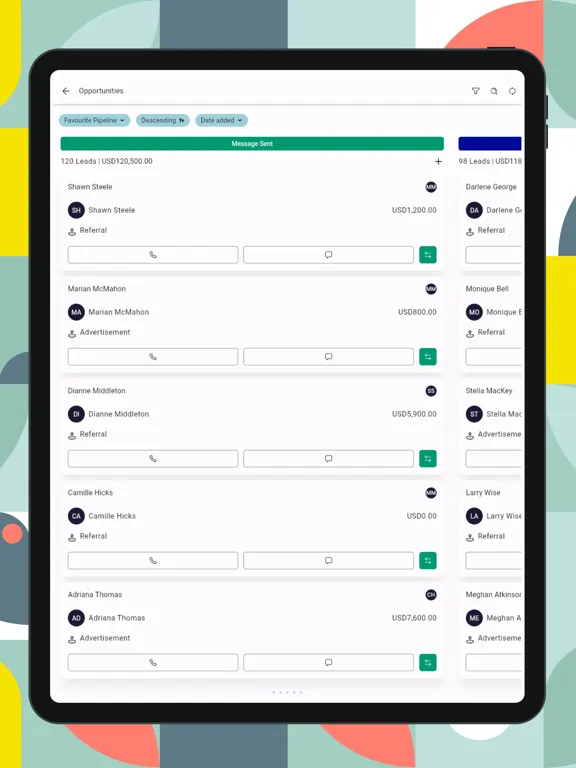 Tangkapan layar GROW by Hapana iPad 