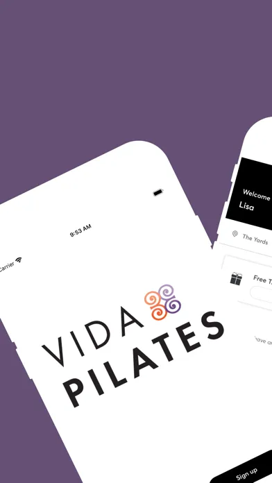 VIDA Pilates Booking स्क्रीनशॉट