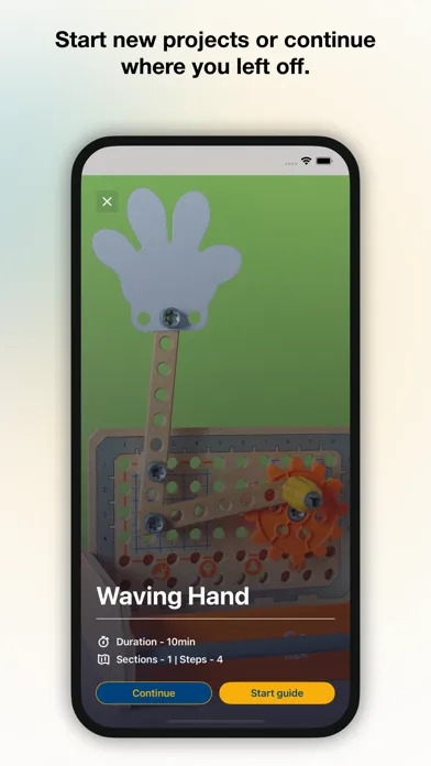Tangkapan skrin Hape Junior Inventor