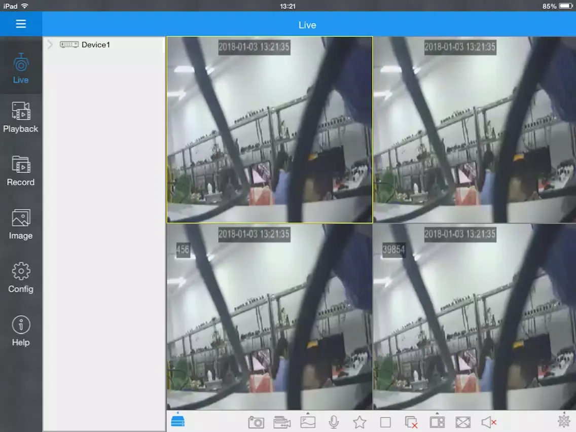 Ảnh chụp màn hình của Haper iPad 