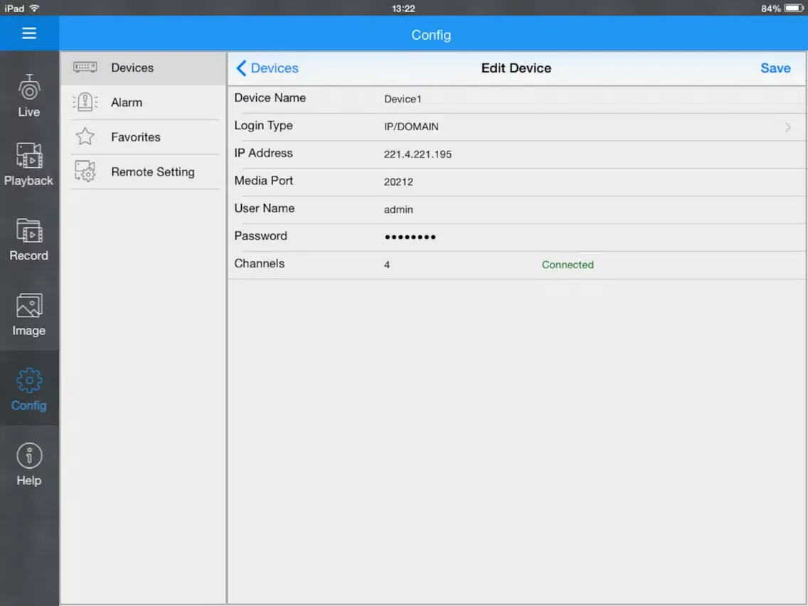Ảnh chụp màn hình của Haper iPad 